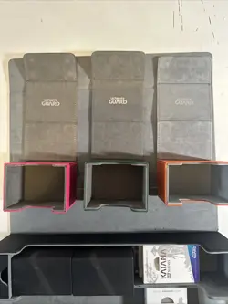 Ultimate Guard Black Superhive Monocolor Xenoskin 550+ Case Card CCG BOX + Extra - Image 4