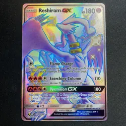 Reshiram GX Full Art Holo Pokemon Card SV51/SV94 Hidden Fates Shiny Vault (10) - Image 1