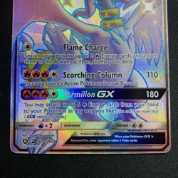 Reshiram GX Full Art Holo Pokemon Card SV51/SV94 Hidden Fates Shiny Vault (10) - Image 2