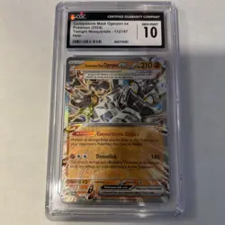 CGC 10 Cornerstone Mask Ogerpon EX 112/167 Full Art Double Rare Pokemon Card - Image 1