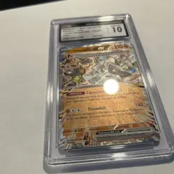 CGC 10 Cornerstone Mask Ogerpon EX 112/167 Full Art Double Rare Pokemon Card - Image 4