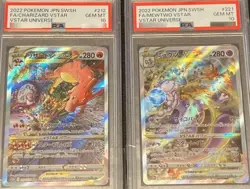PSA 10 Charizard 212/172 Mewtwo 221/172 SAR VSTAR Universe Pokemon Card Japanese - Image 1