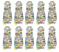 x10 Pokemon Card Terastal Festival ex Booster Box sv8a Japanese eevee Fast Ship - Image 1