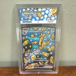 Pokemon Card TCG: Gholdengo ex 220/187 Ace Graded 9 - Image 1