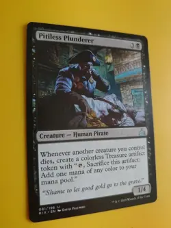 Pitiless Plunderer RIX Human Pirate MTG Card. - Image 3