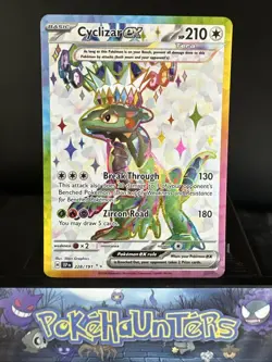 Pokemon Card Cyclizar EX 228/191 S&V Surging Sparks Holo Ultra Rare NM - Image 1