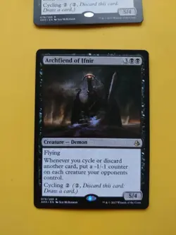 Archfiend of Ifnir. Rare Demon Amonkhet Magic the Gathering Card. - Image 1