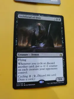 Archfiend of Ifnir. Rare Demon Amonkhet Magic the Gathering Card. - Image 3