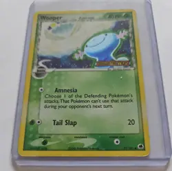 Wooper 71/101 Reverse holo Stamped! Rare card Delta Species excellent NM Pokemon - Image 1