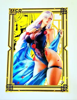 Anime Waifu Cards TCG | Shenhe - Genshin Impact [ METAL CARD ] 134/200 limited - Image 1