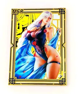 Anime Waifu Cards TCG | Shenhe - Genshin Impact [ METAL CARD ] 134/200 limited - Image 2