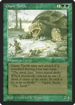 Giant Turtle [Legends] Magic MTG - Image 1
