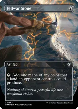 Foil - Fellwar Stone (Borderless) - 657 / NM / English MTG - Image 1