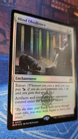 Blind Obedience Ravnica Remastered Foil - Image 2