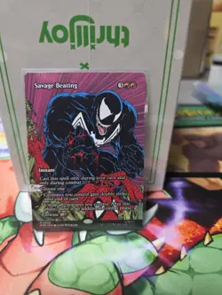 Savage Beating (Borderless) Mythic MTG Spider-Man Eternal - Image 1