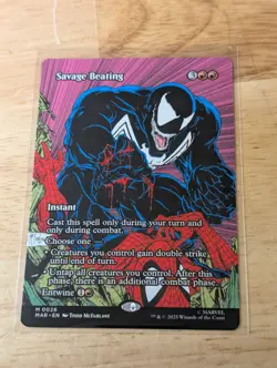 Savage Beating Magic The Gathering Spider-Man Mythic Rare Borderless M 0026 - Image 1