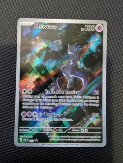 Pokemon Mewtwo TCG 151 SVP052 Black Star Promo - Image 1