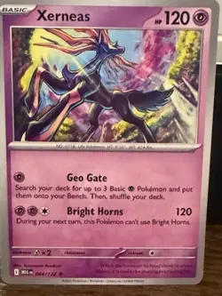 Xerneas 064/132 Pokemon TCG: Mega Evolution Non-Holo Theme Deck Exclusive (NM) - Image 1