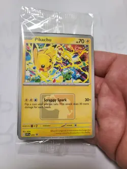 Pikachu “Winner” Promo 2025 World Championship SVP EN 225 SEALED 3 PACK Pokemon - Image 1