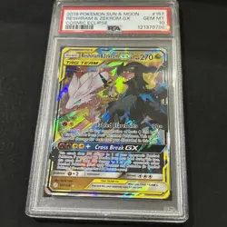 Pokemon Reshiram & Zekrom GX 157/236 Cosmic Eclipse 157 Tag Team GEM MINT PSA 10 - Image 2
