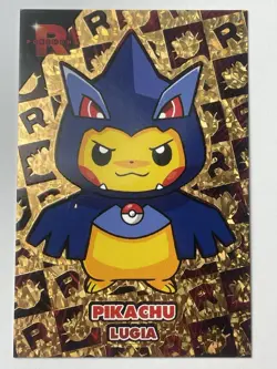 Pikachu Poncho Lugia Gold Holo Team Rocket Card Database Peru Pokemon - Image 1