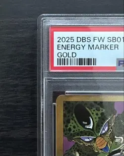 PSA10 Dragon Ball Heroes Energy Marker Gold 31 Fusion World Card E-61 - Image 3