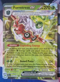 Forretress ex 005/193 Paldea Evolved Double Rare NM/M Pokemon Card TCG - Image 1