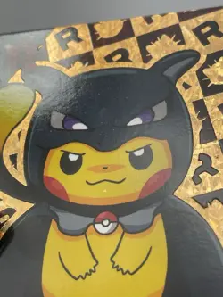 Pikachu Mewtwo Poncho - Gold Holo Box Hit - Team Rocket Card Database - Pokemon - Image 5