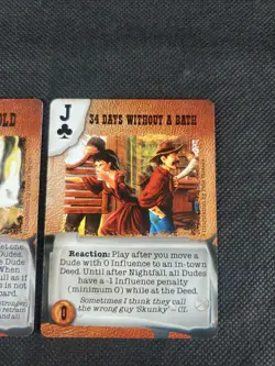 Deadlands Doomtown Boot Hill CCG Card Game Card Lot J Jack's Club's Mixed Rare - Image 3