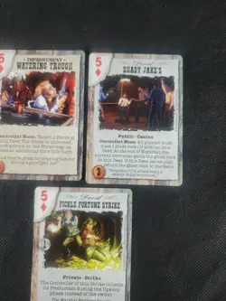 Deadlands Doomtown Boot Hill CCG Card Game Card Lot 5 Five's Diamond's Mixed - Image 3