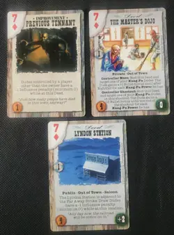 Deadlands Doomtown Boot Hill CCG Card Game Card Lot 7 Seven's Diamond's Mixed - Image 1