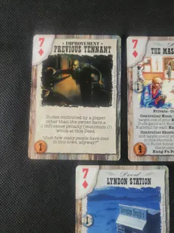 Deadlands Doomtown Boot Hill CCG Card Game Card Lot 7 Seven's Diamond's Mixed - Image 2