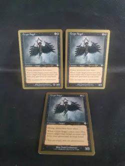 3x Crypt Angel Tom van de Logt 2001 World Championship NM Magic MTG See Pics - Image 1