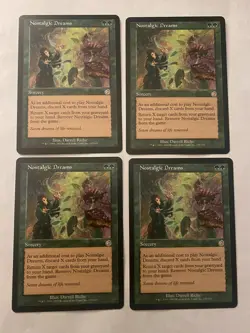 Magic the Gathering MTG - 4x Nostalgic Dreams NM/LP - Image 1