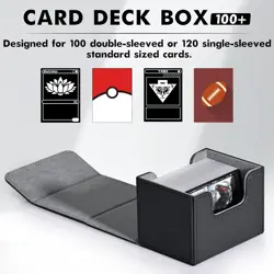 Luxury Leather MTG Card Deck Box with Magnetic Closure & Water Resistance - Image 5