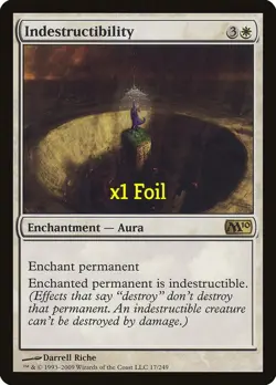 MTG Foil Magic 2010 M10 Indestructiblity MINT - Image 1