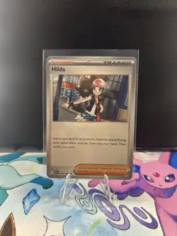 Pokemon TCG Supporter Hilda 084/086 SV White Flare Uncommon NM ENGLISH - Image 1