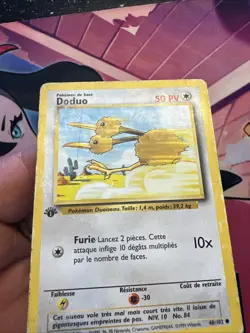 Carte Pokemon Francais Wizard Set De Base Doduo 48/102 Edition 1 Ed1 First - Image 3