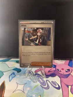 Pokemon TCG Supporter Hilda 084/086 SV White Flare Uncommon NM ENGLISH - Image 1
