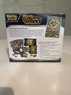 Pokemon Center EXCLUSIVE SURGING SPARKS Elite Trainer Box ETB New Factory Sealed - Image 4