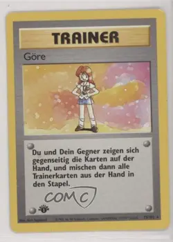 Lass German 1st Ed. Pokemon Base Set #75 1999 - Image 1