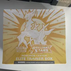 Pokemon TCG Brilliant Stars Elite Trainer Box Pokemon Center Exclusive ETB NEW - Image 1
