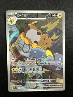 Pokemon - Raichu 211/193 Paldea Evolved Illustration Rare Holo Pokemon English - Image 1