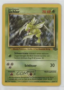 Scyther German Pokemon Jungle #26 1999 - Image 1
