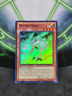 Yugioh Bujingi Hare LVAL-EN030 Super Rare 1st Edition NM - Image 1