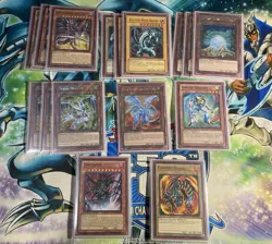 Yugioh Retro Edison Format Dragon Turbo Deck! Red-Eyes Darkness Metal Blue-Eyes - Image 2
