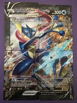 Pokemon TCG Greninja V-Union 4 Card Set Black Star Promo NM English - Image 1