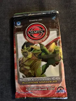 SECRETS OF THE LOST CITY Chaotic Trading Card Game STARTER DECK 813770013046 - Image 4