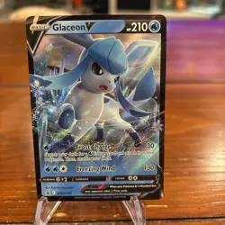 Pokemon TCG: Glaceon V SWSH196 SWSH: Sword & Shield Promo Cards Holo - Image 1