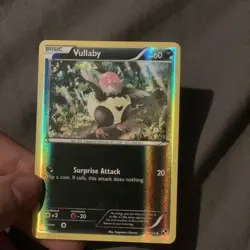72/114 Vullaby Reverse Holo: Pokemon Trading Card Game BW-01 Black & White - Image 2